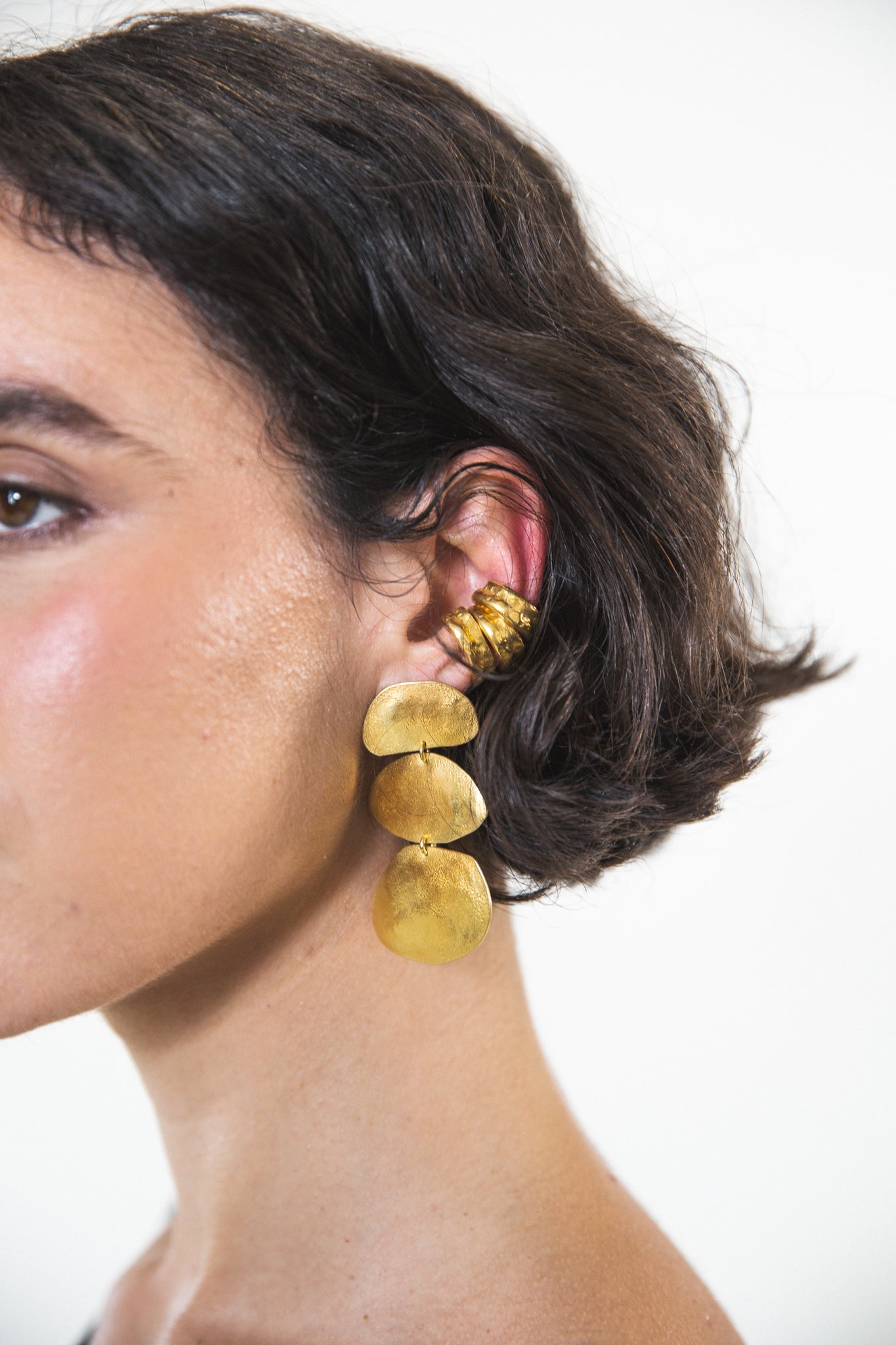 EWA Tribal | Chunky Ear Cuffs | Gold