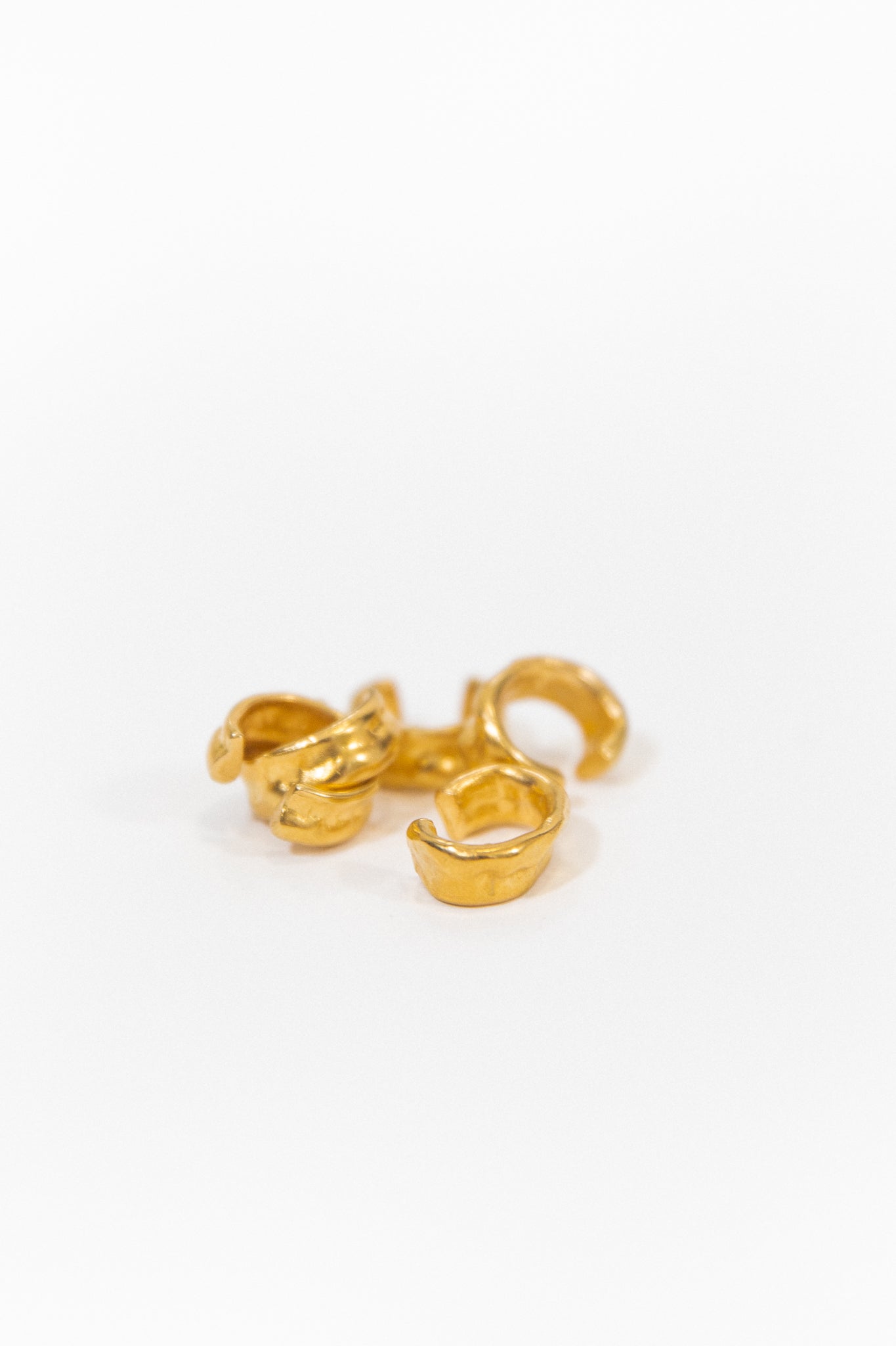 EWA Tribal | Chunky Ear Cuffs | Gold