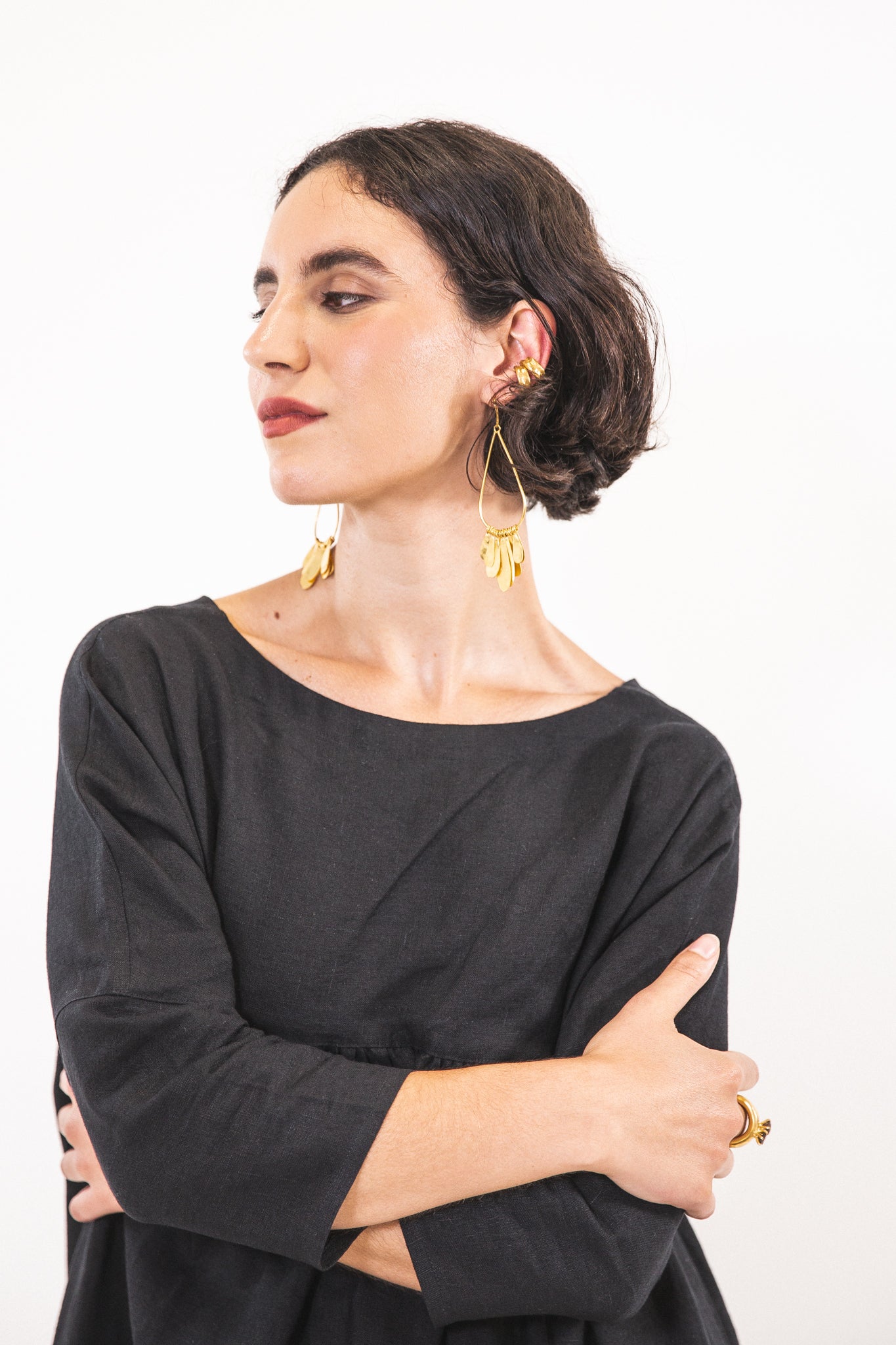 Ewa Jewelry | Latoma Earrings | Gold