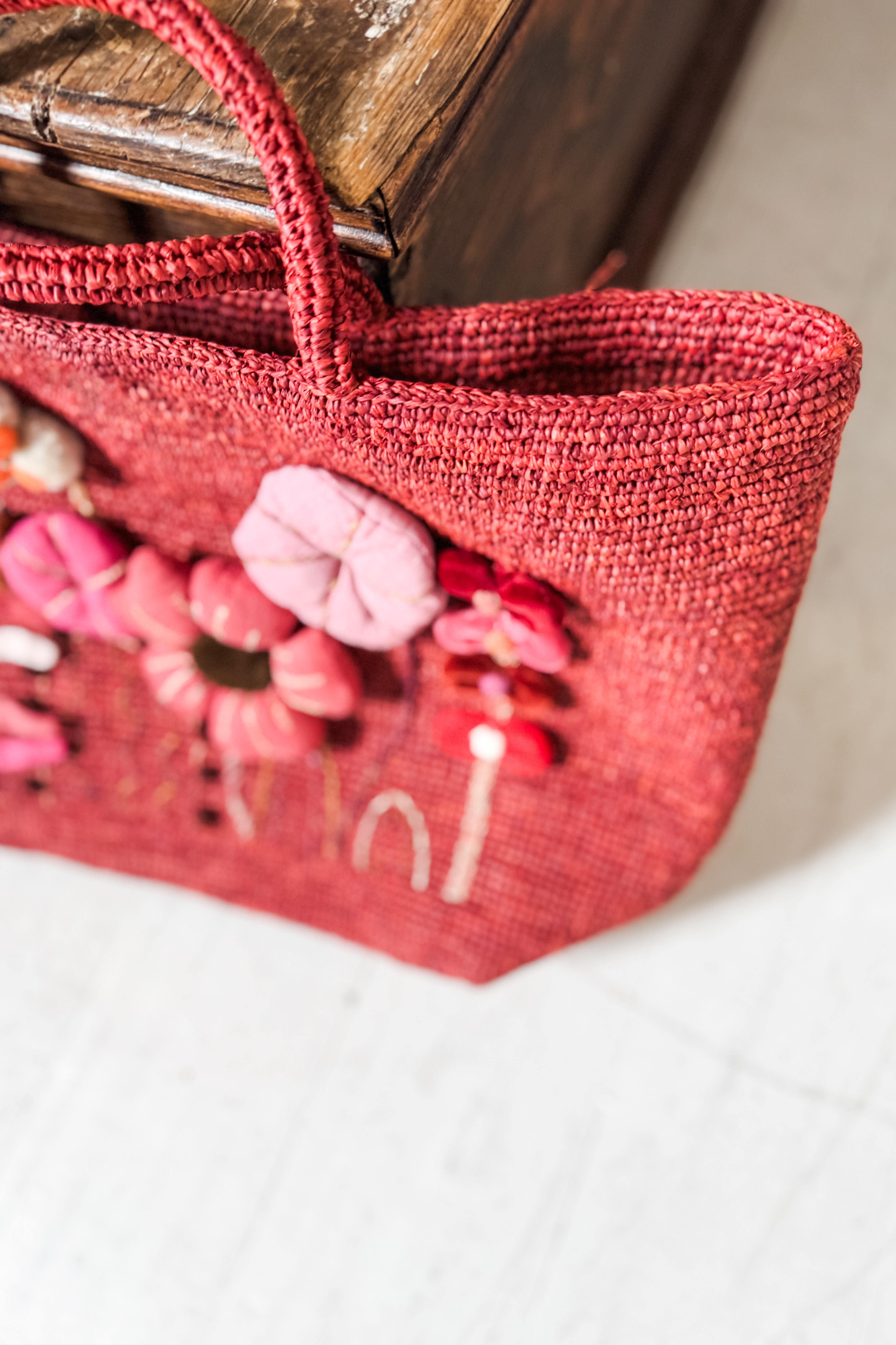 Sophie Digard | Floral Applique Tote | Lilly