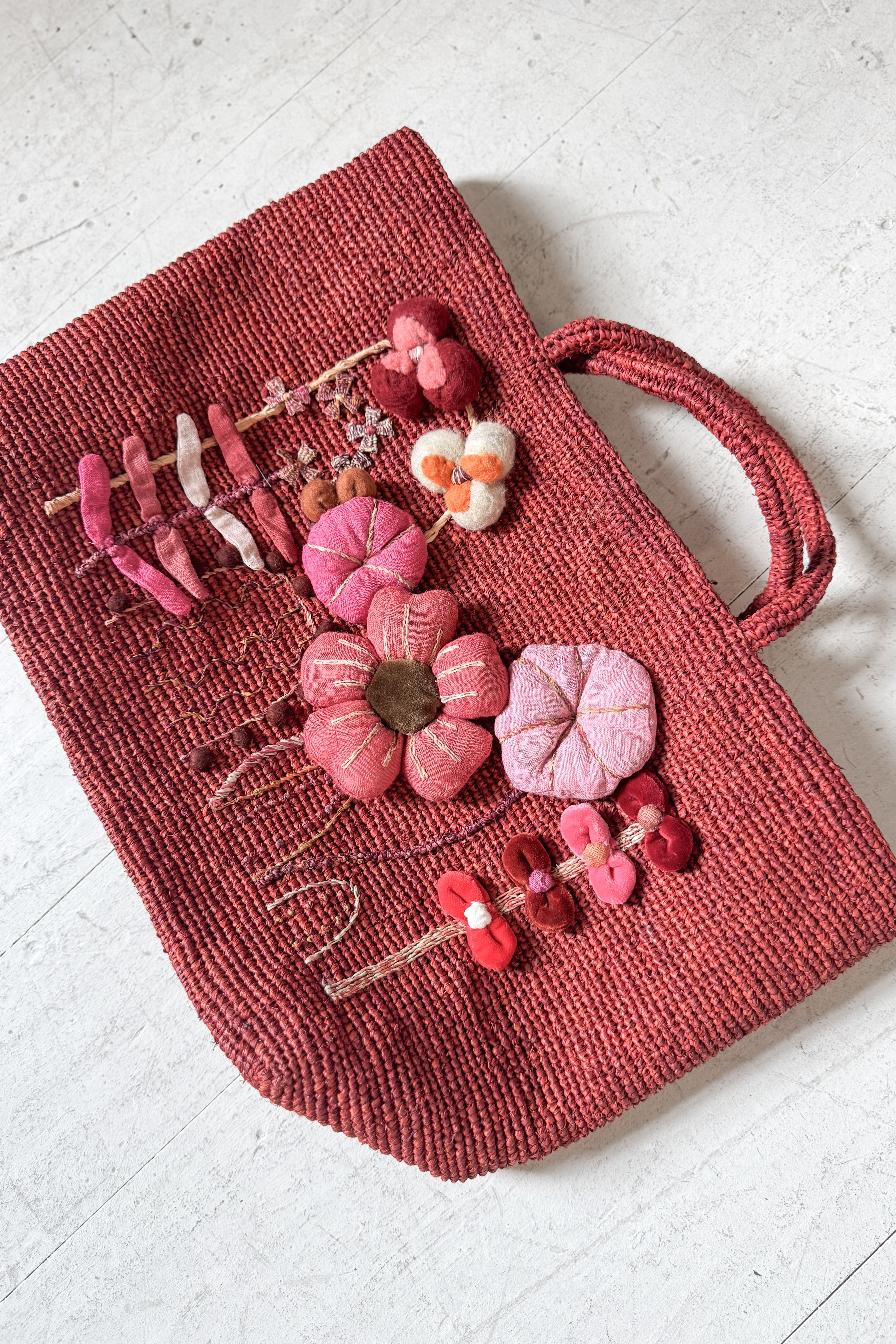 Sophie Digard | Floral Applique Tote | Lilly