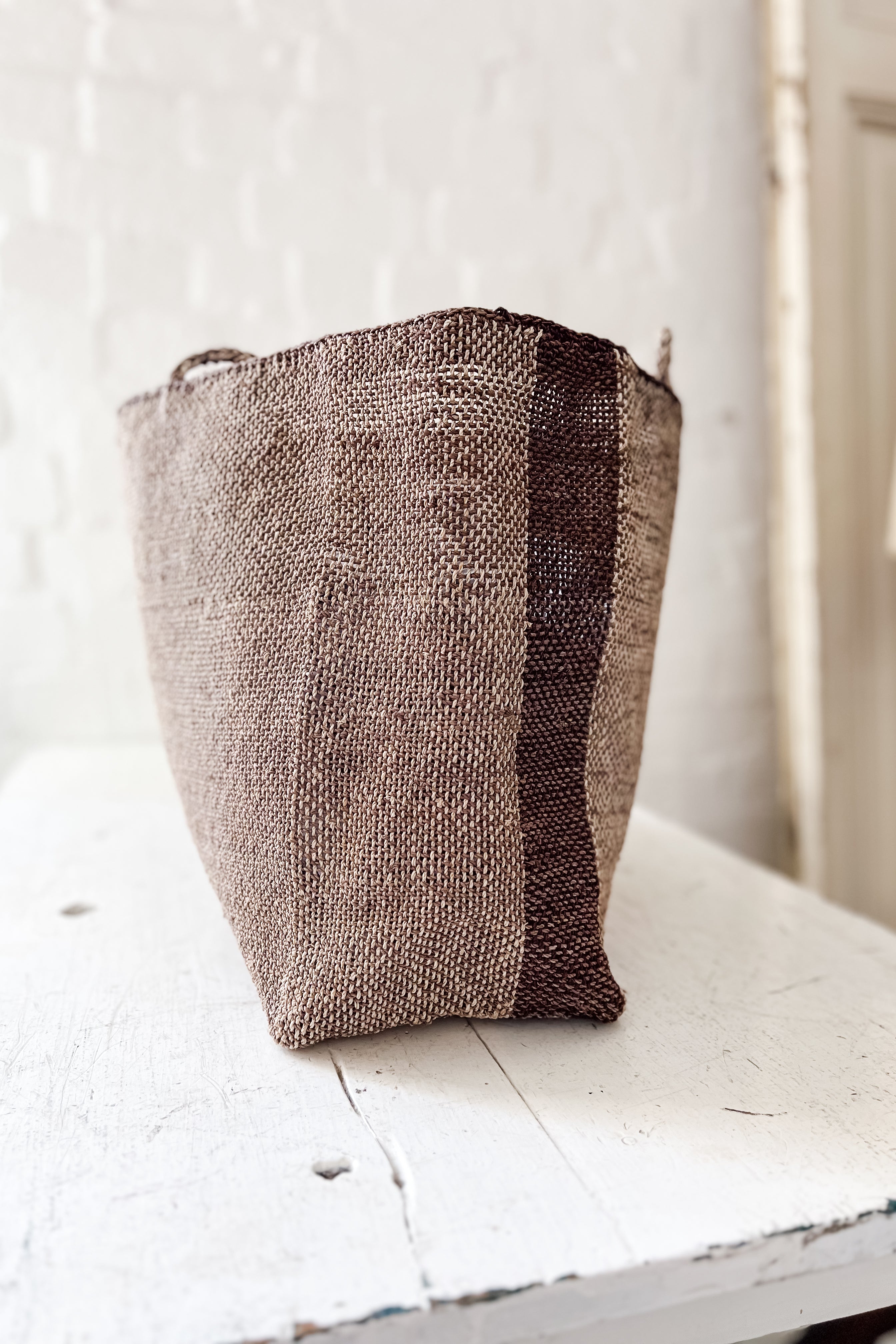 Sophie Digard | Raffia Tote Bag | Walnut