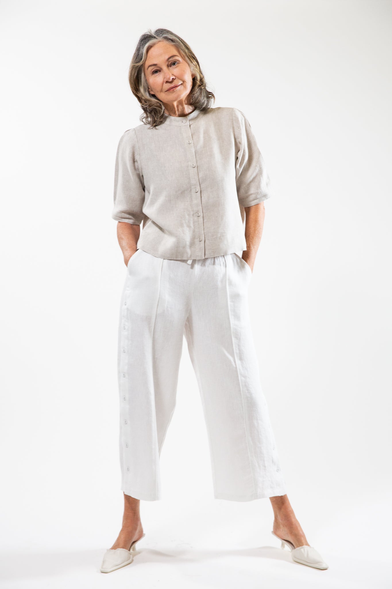 Jemima Pant | White