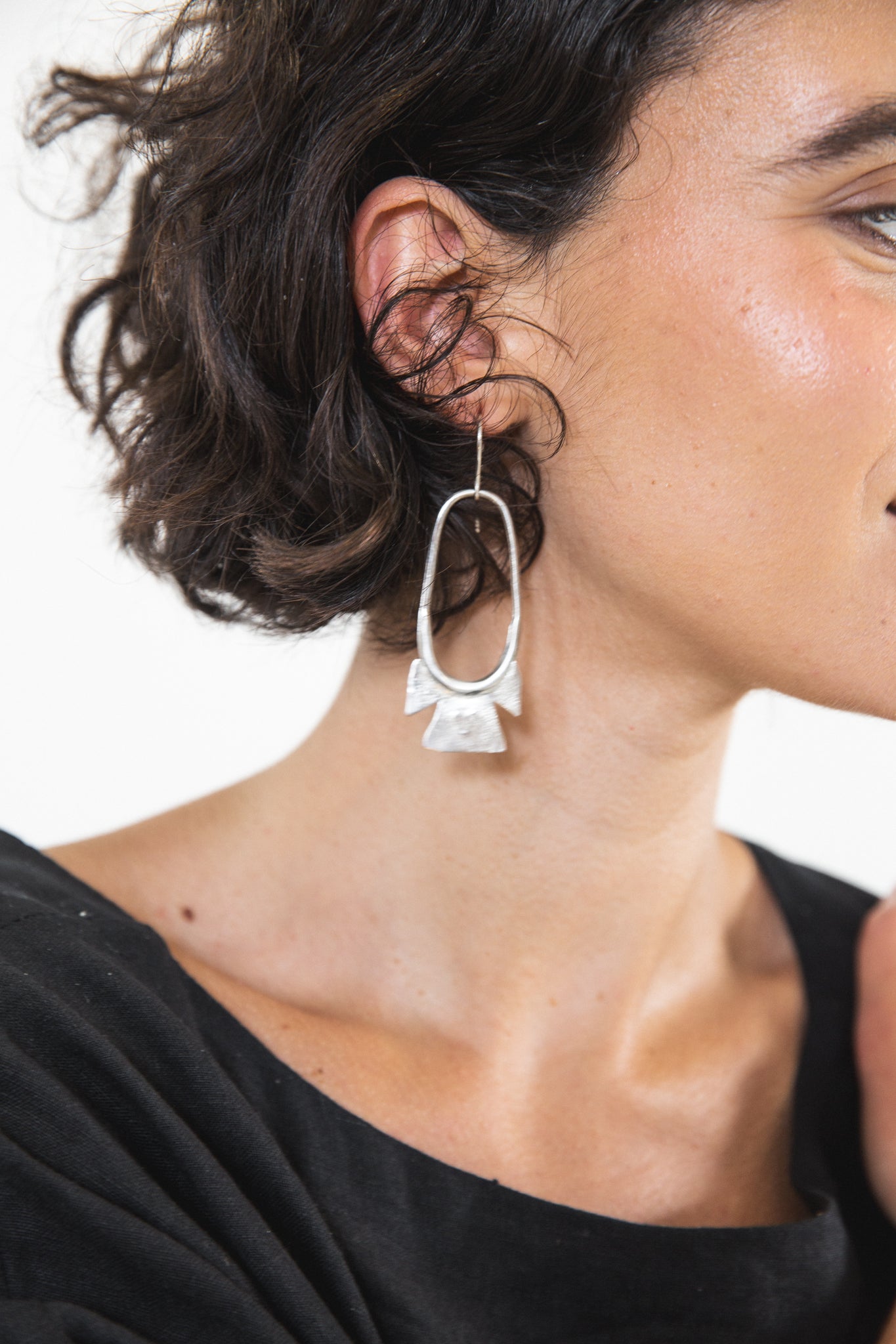 EWA Tribal | Krisa Earrings | Silver