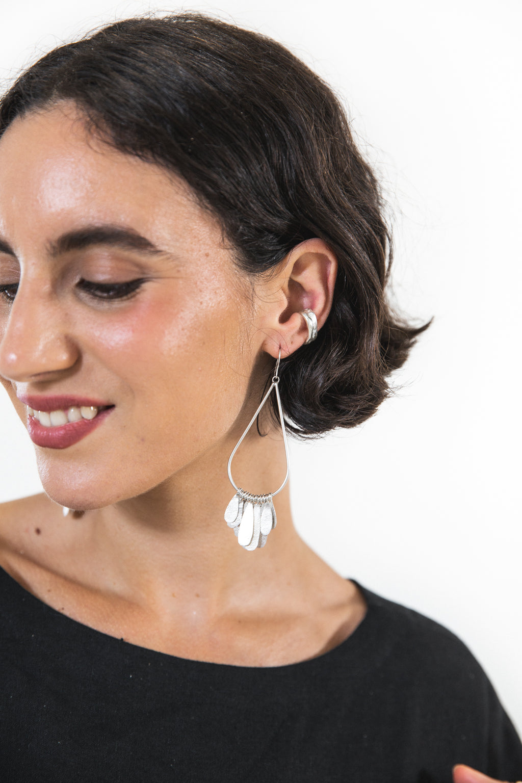 EWA Tribal | Latoma Earrings | Silver