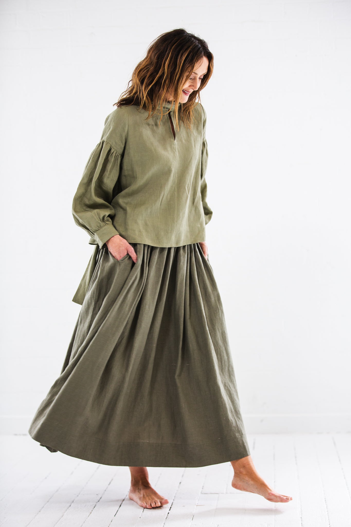 Leilani Skirt | Winter Moss