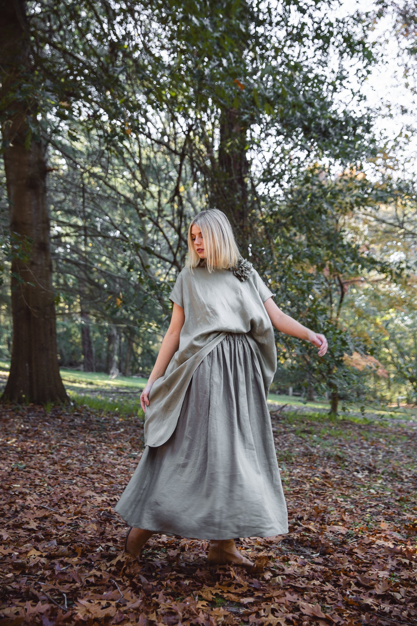 Leilani Skirt | Winter Moss