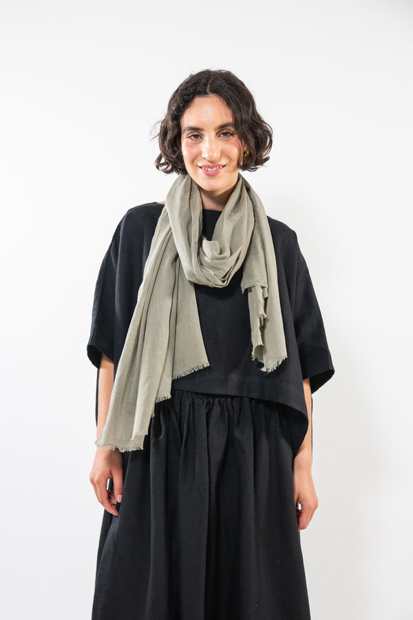 Cotton Scarf | Lily Pad