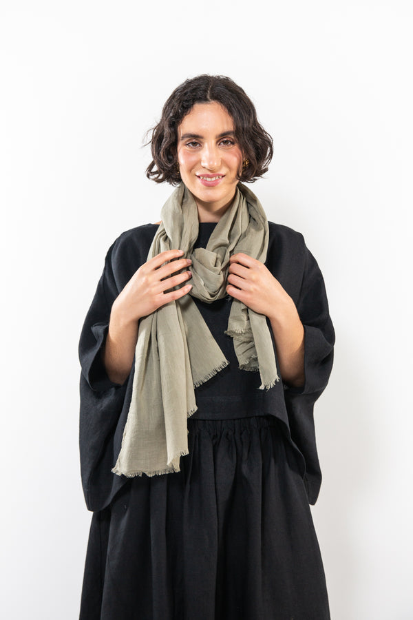 Cotton Scarf | Lily Pad