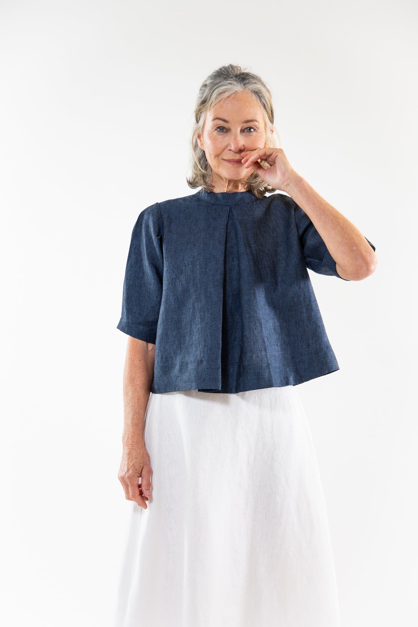 Loretta Top | Navy