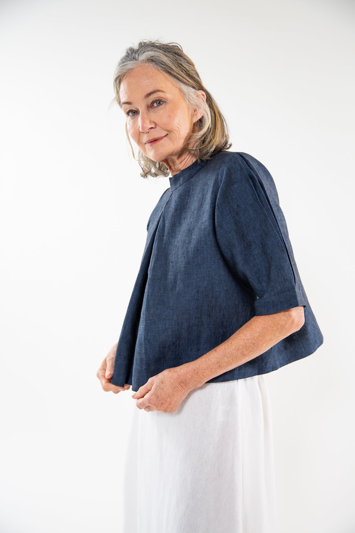 Loretta Top | Navy