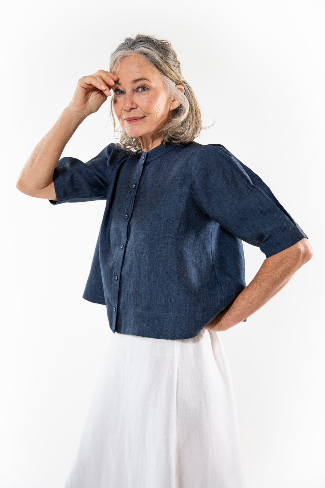 Loretta Top | Navy