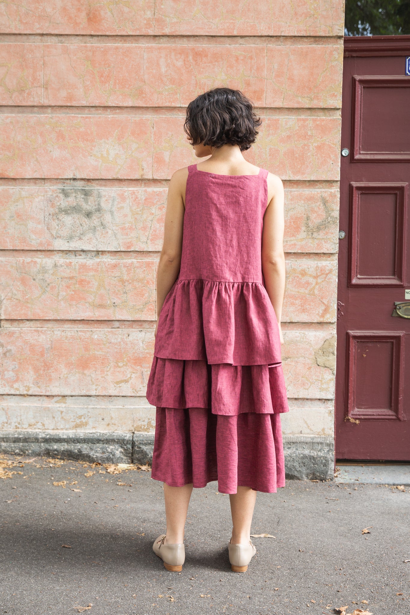 Madeline Ruffle Dress | Peony