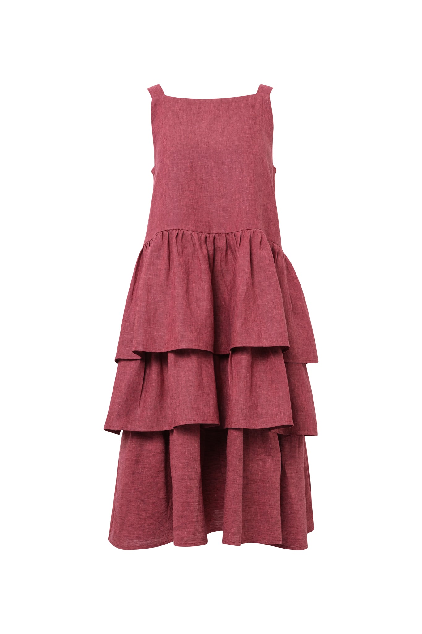 Madeline Ruffle Dress | Peony