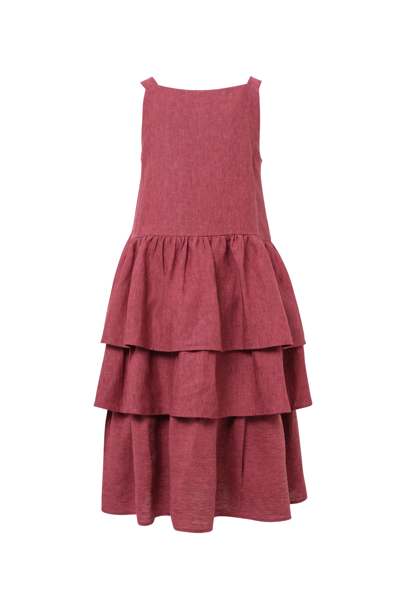 Madeline Ruffle Dress | Peony