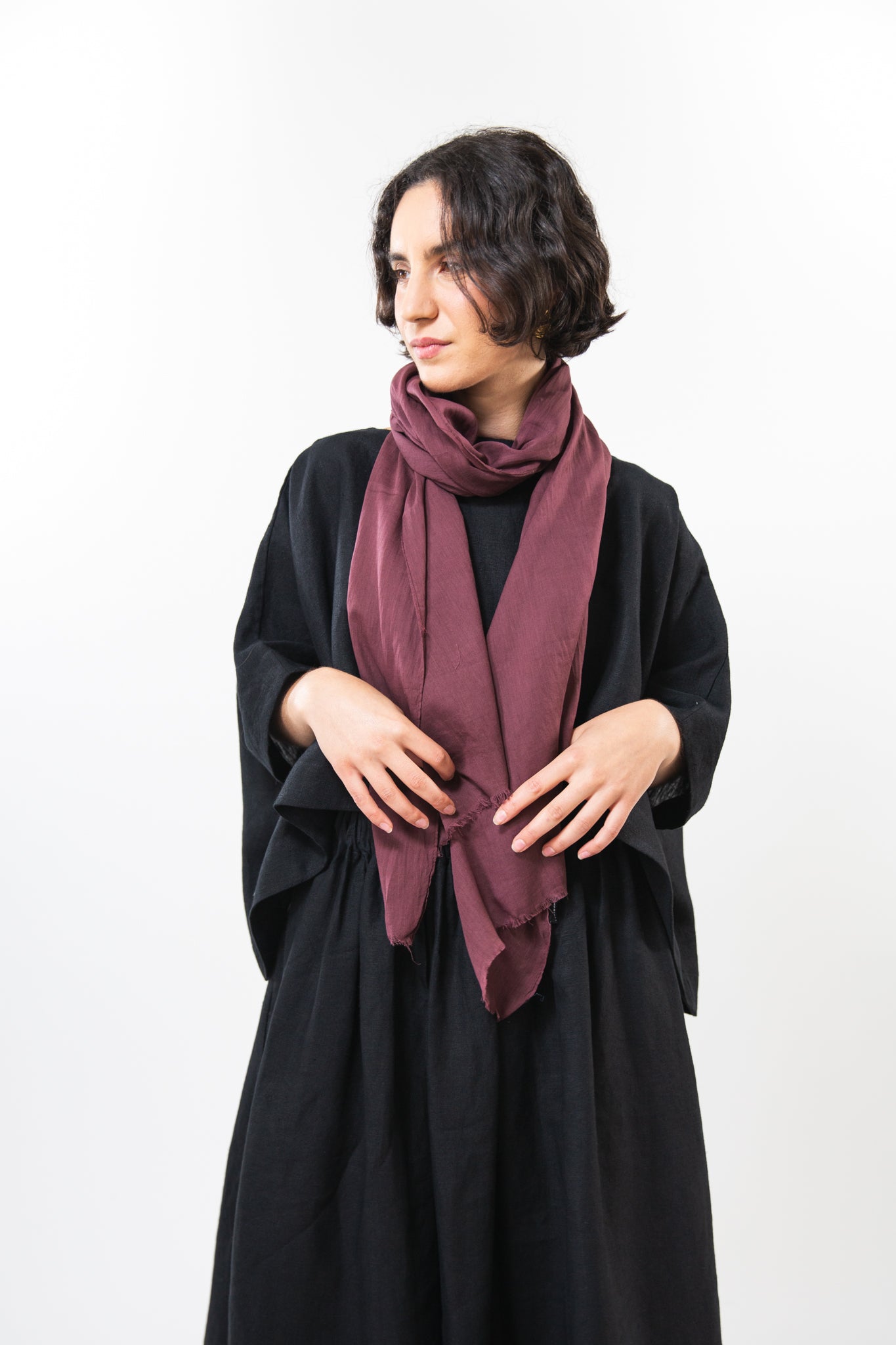 Cotton Scarf | Mahogany