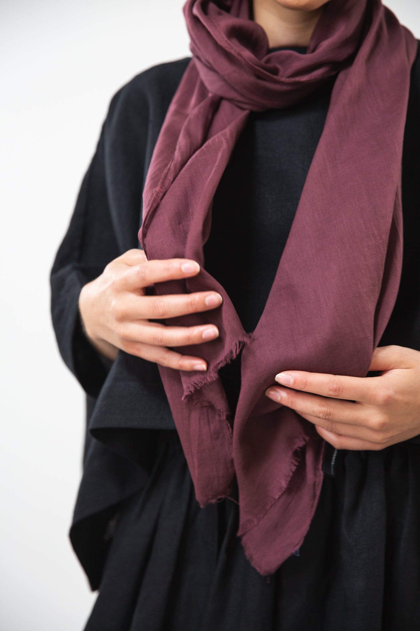 Cotton Scarf | Mahogany