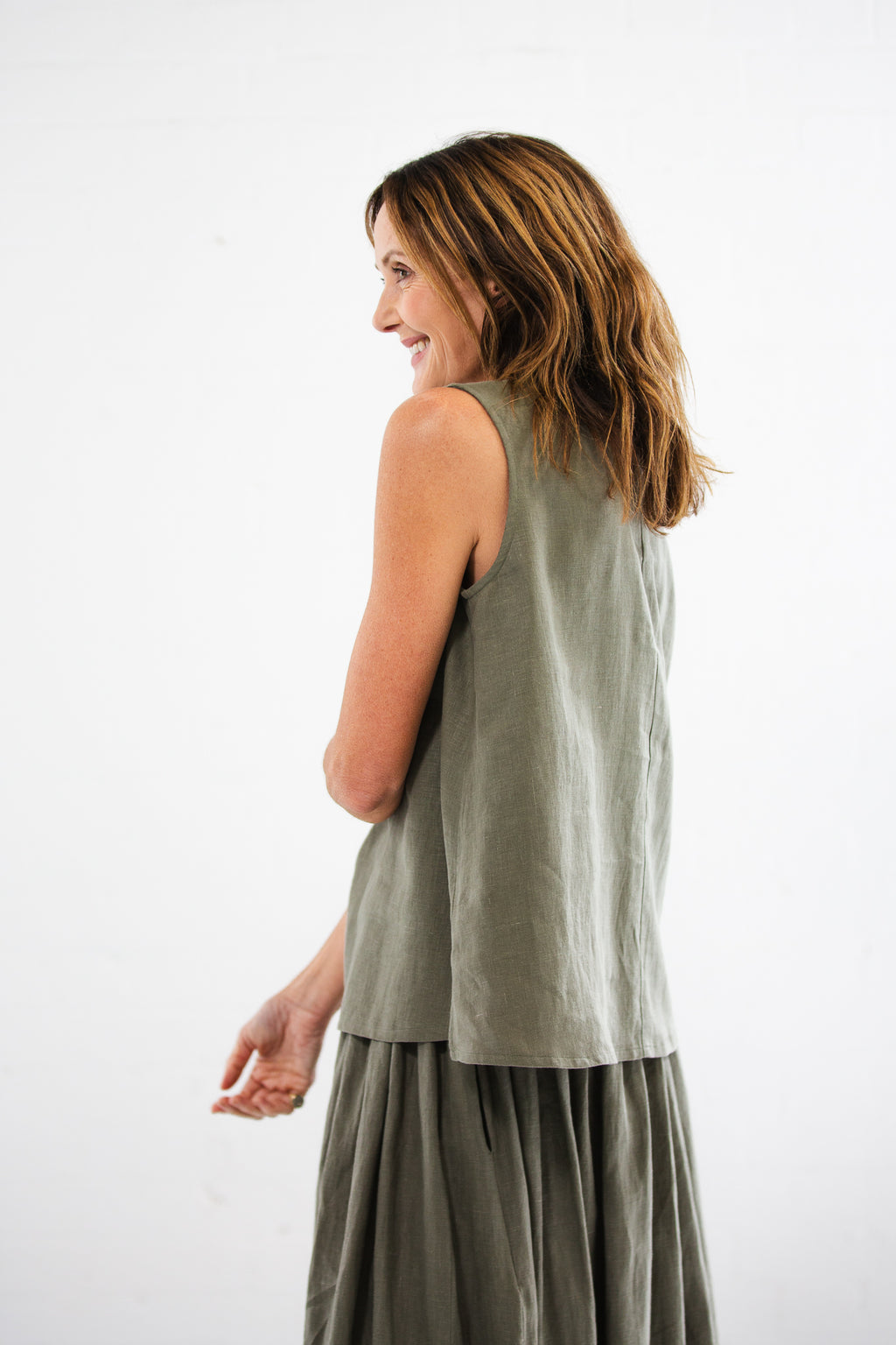 Mila Top | Winter Moss