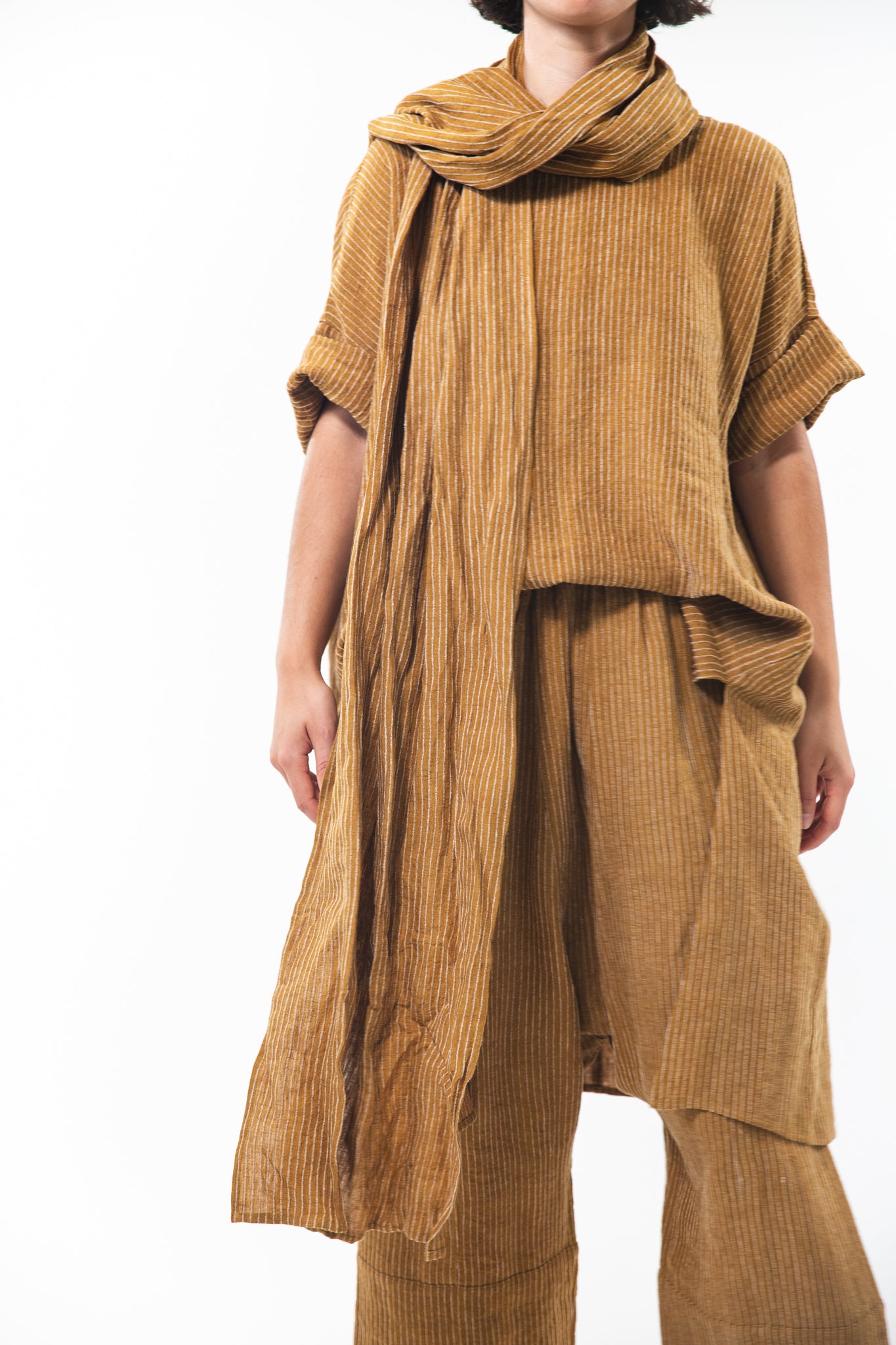 Obi Scarf | Ochre Stripe