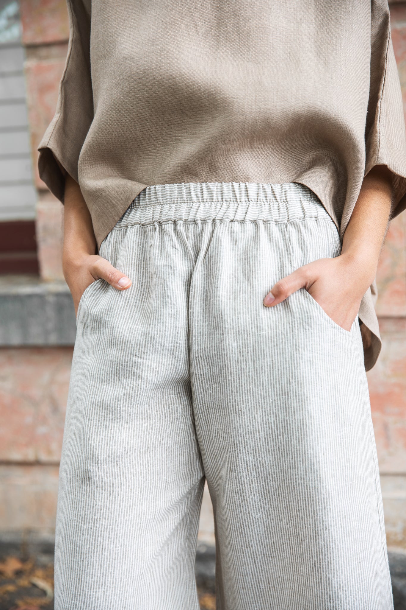 Oliver Pant | Acorn Stripe