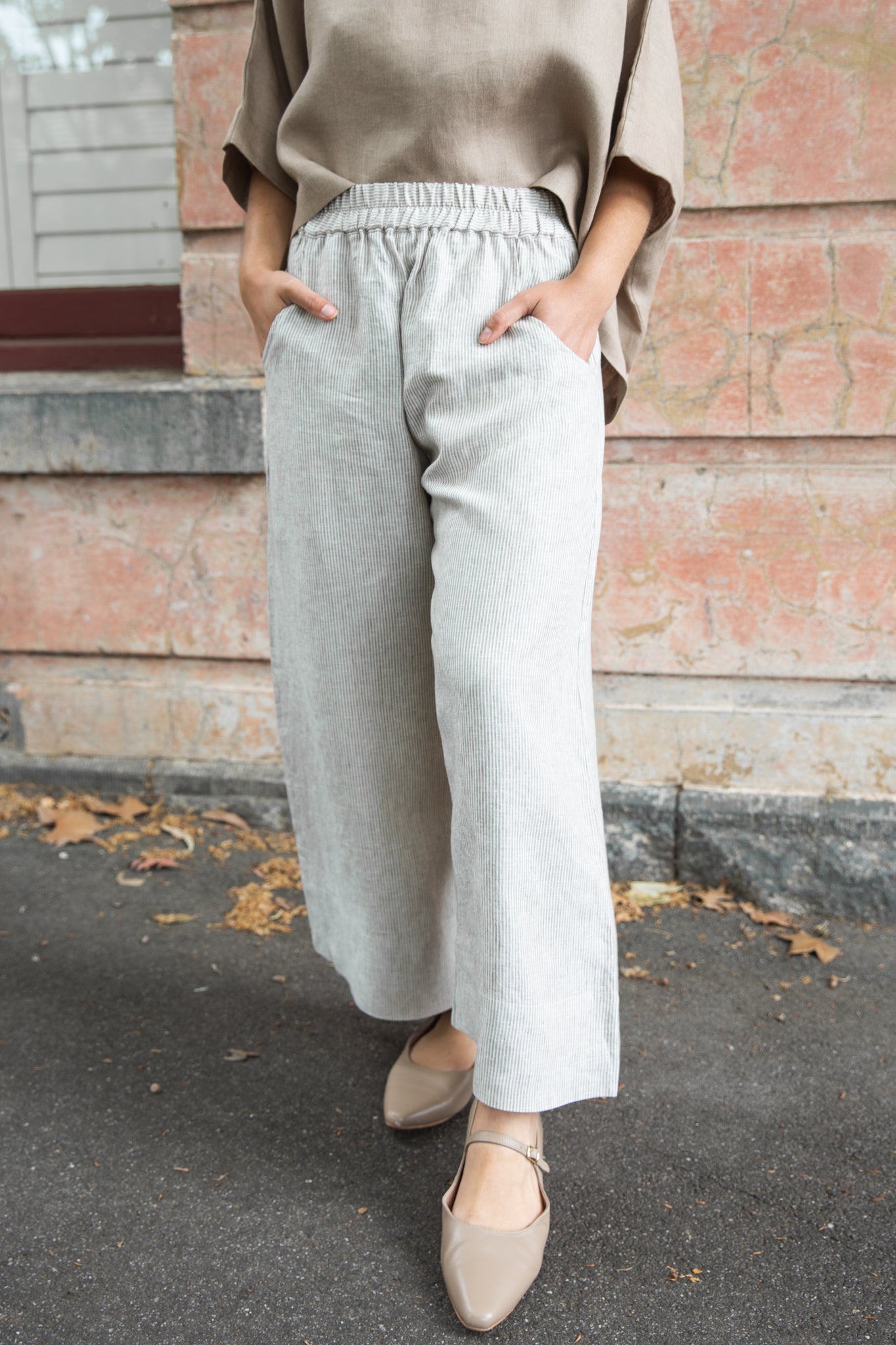 Oliver Pant | Acorn Stripe