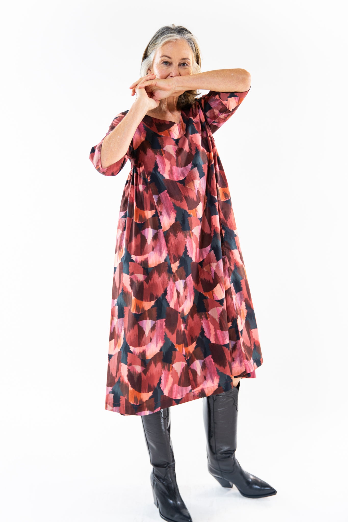 Ottie Dress | Ikat Tulip