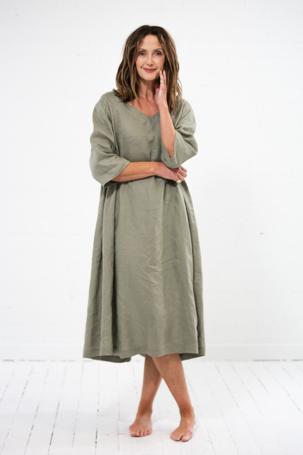 Ottie Dress | Silver Sage