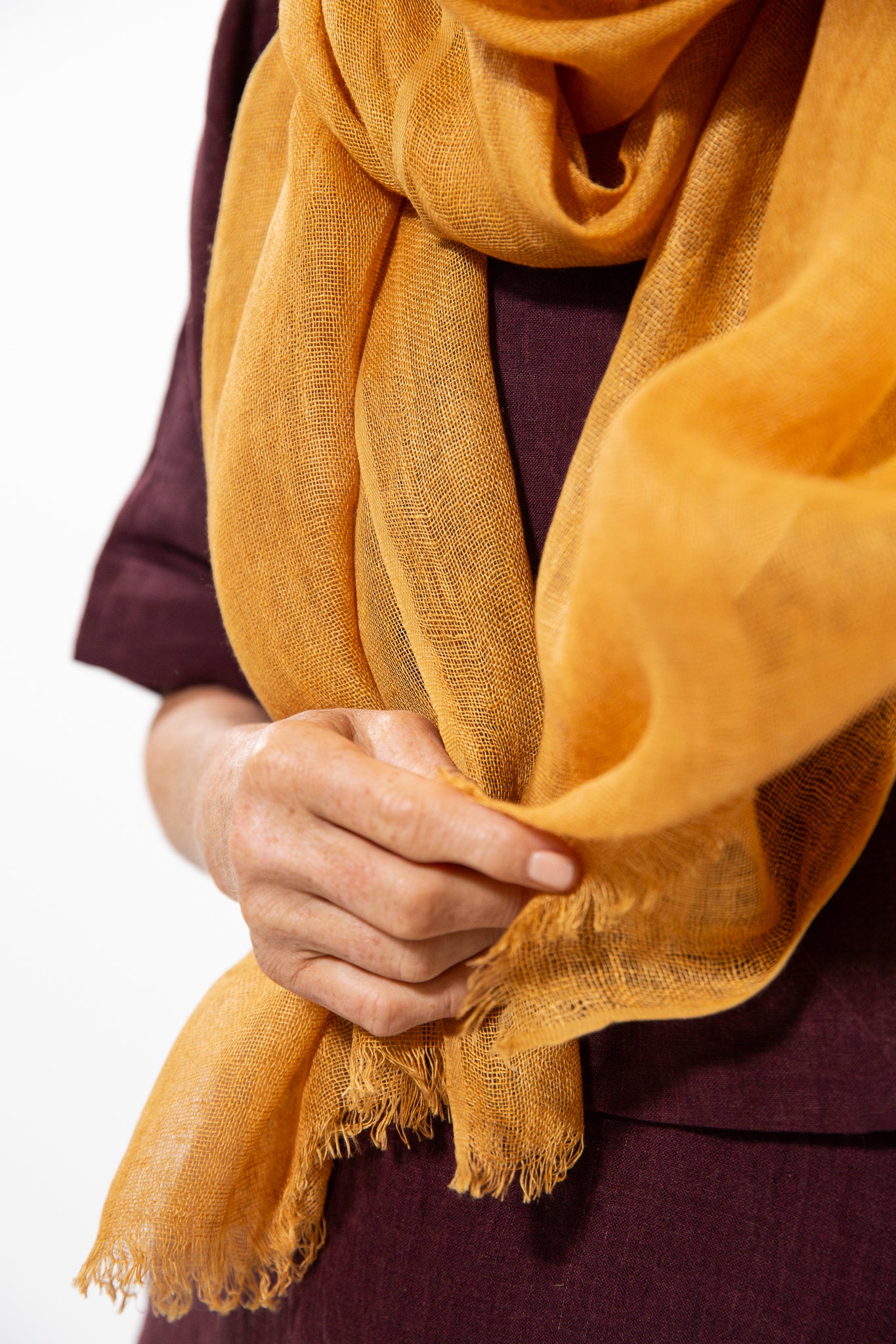 Linen Gauze Scarf | Dandelion