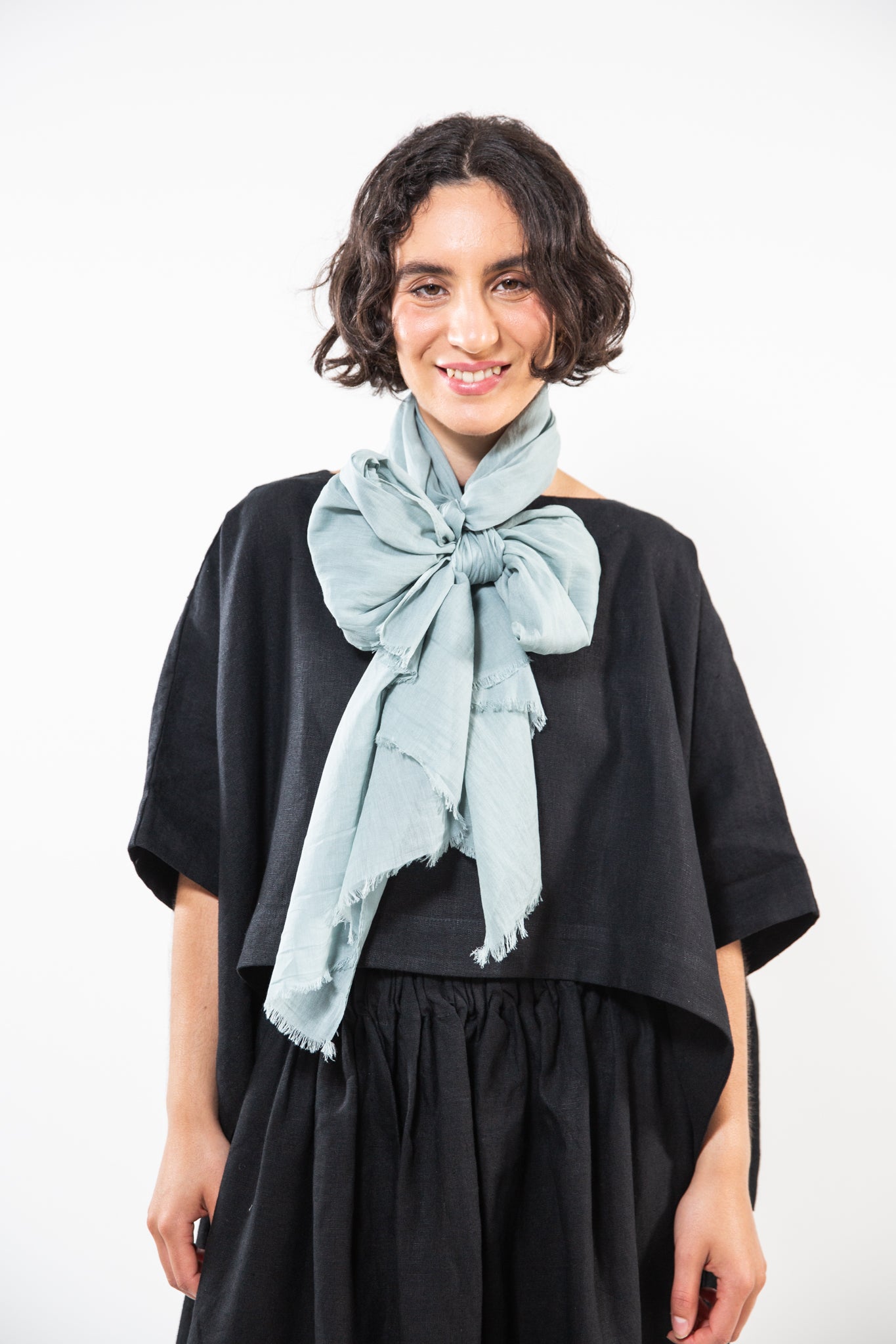 Cotton Scarf | Seafoam