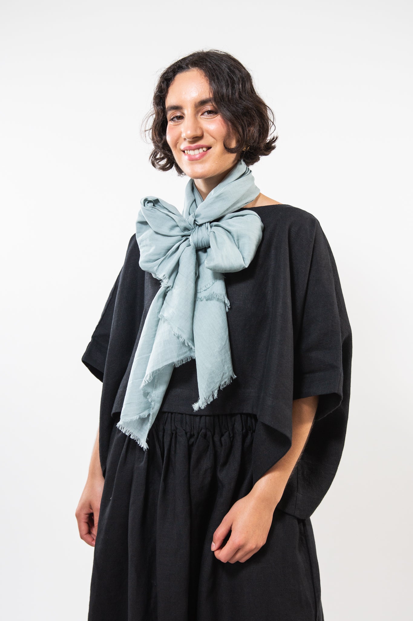 Cotton Scarf | Seafoam