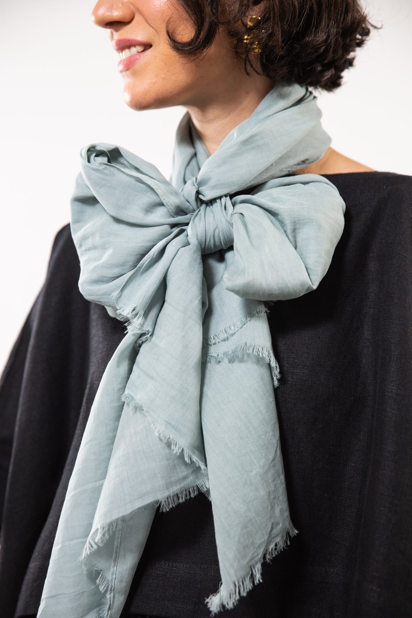 Cotton Scarf | Seafoam