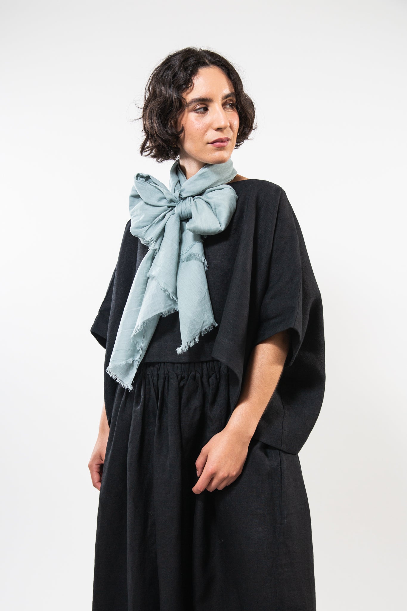 Cotton Scarf | Seafoam