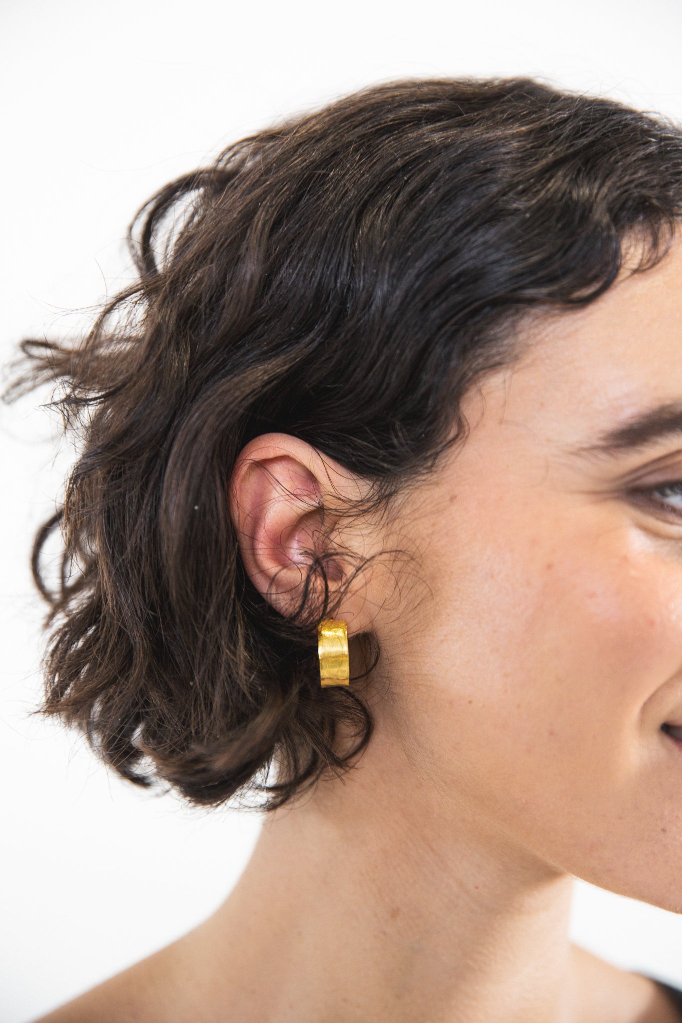 EWA Tribal | Small Hoops | Gold