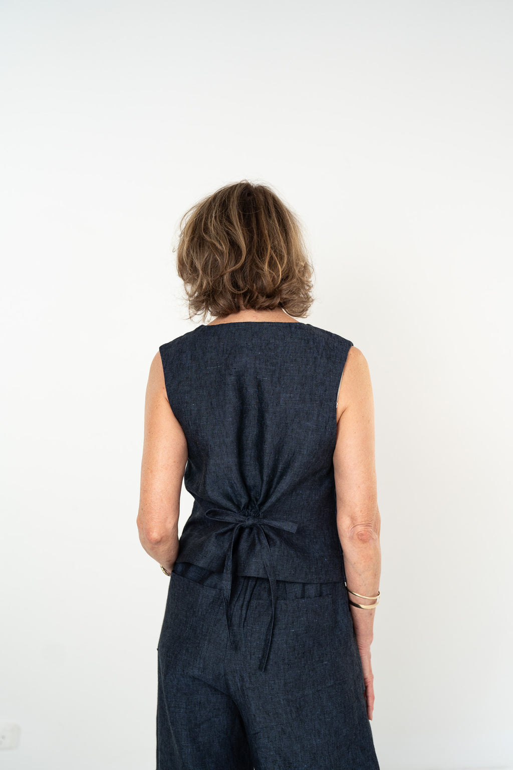 Solange Vest | Navy