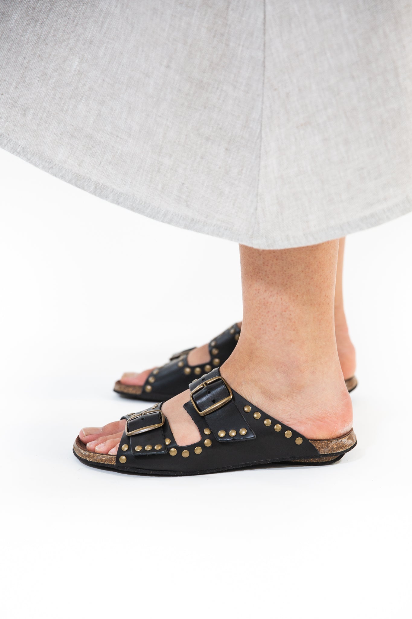 Bosabo | Sylvie Slide | Black Studded