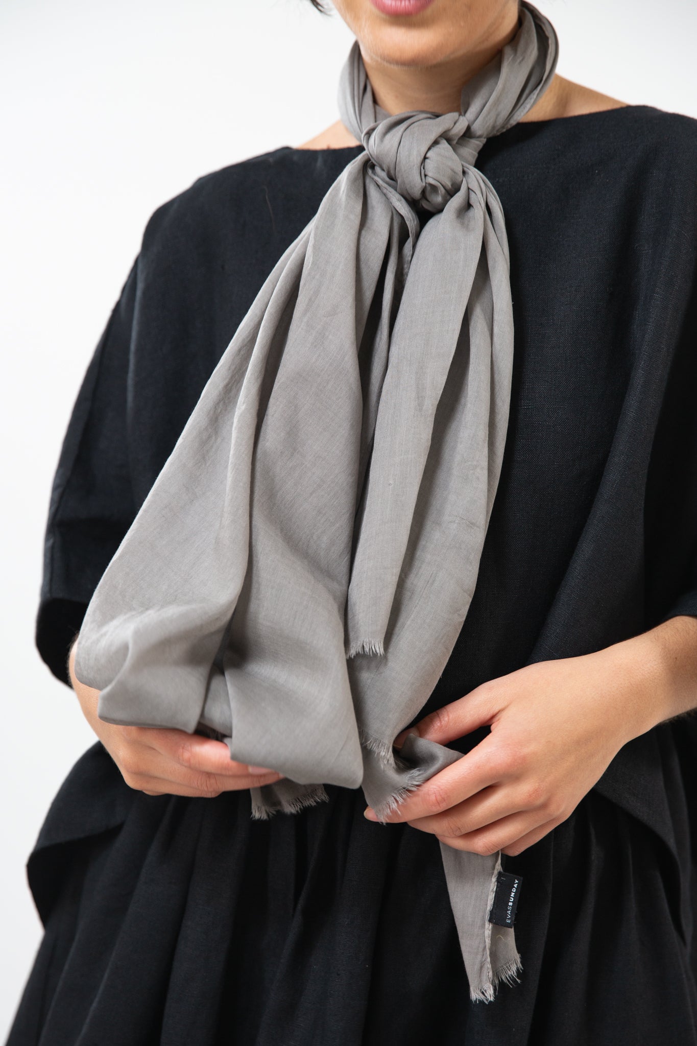 Cotton Scarf | Titanium