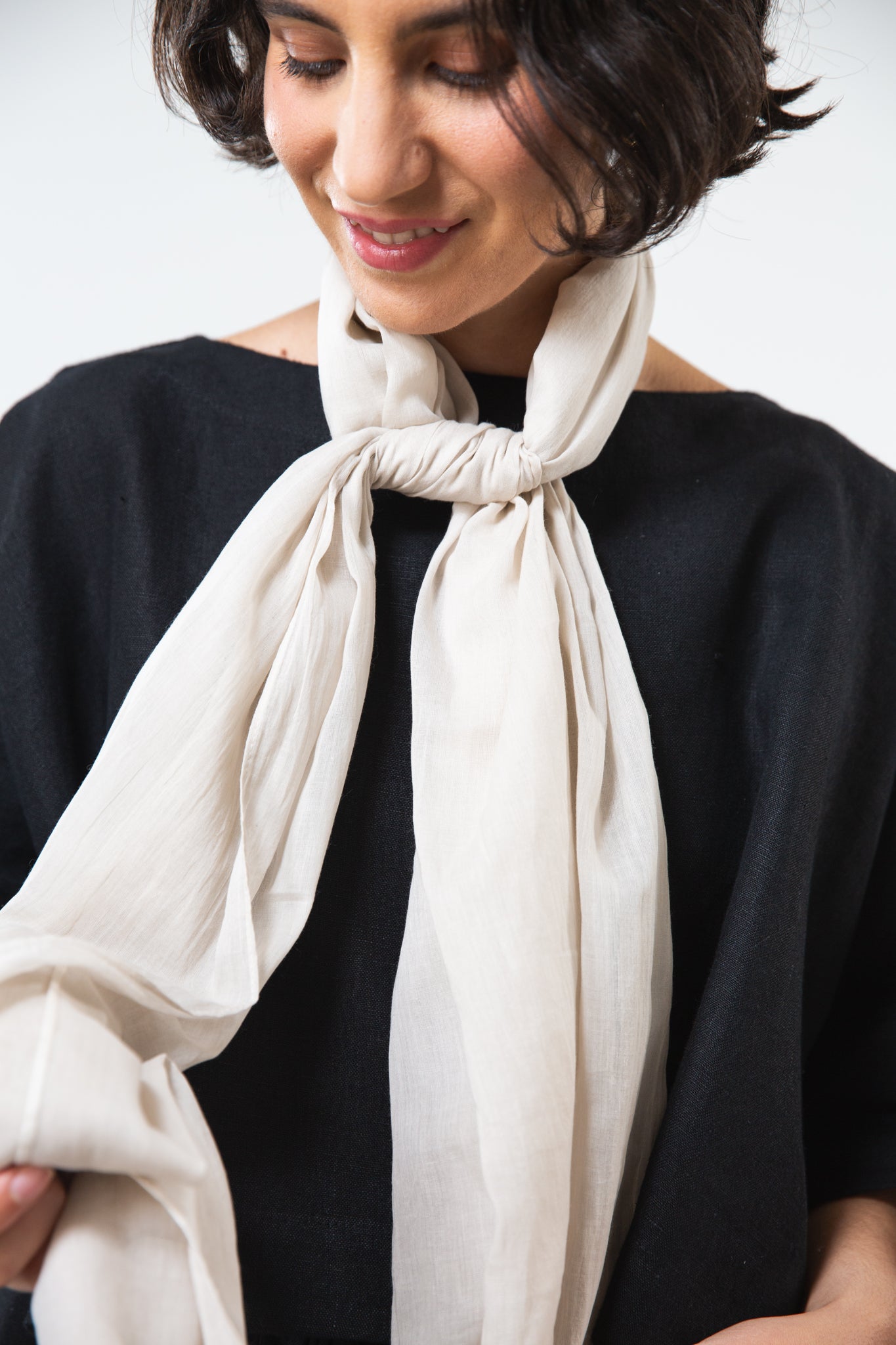 Cotton Scarf | Vanilla