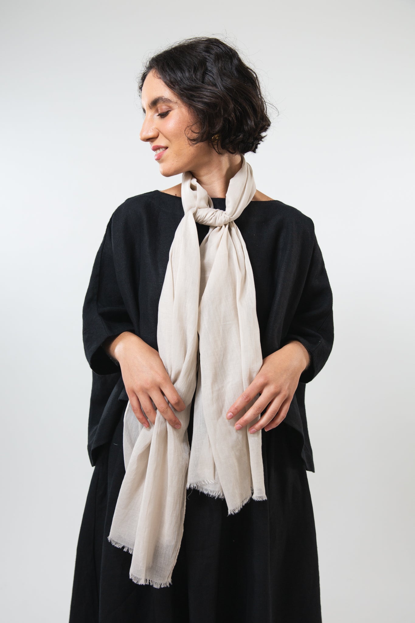 Cotton Scarf | Vanilla